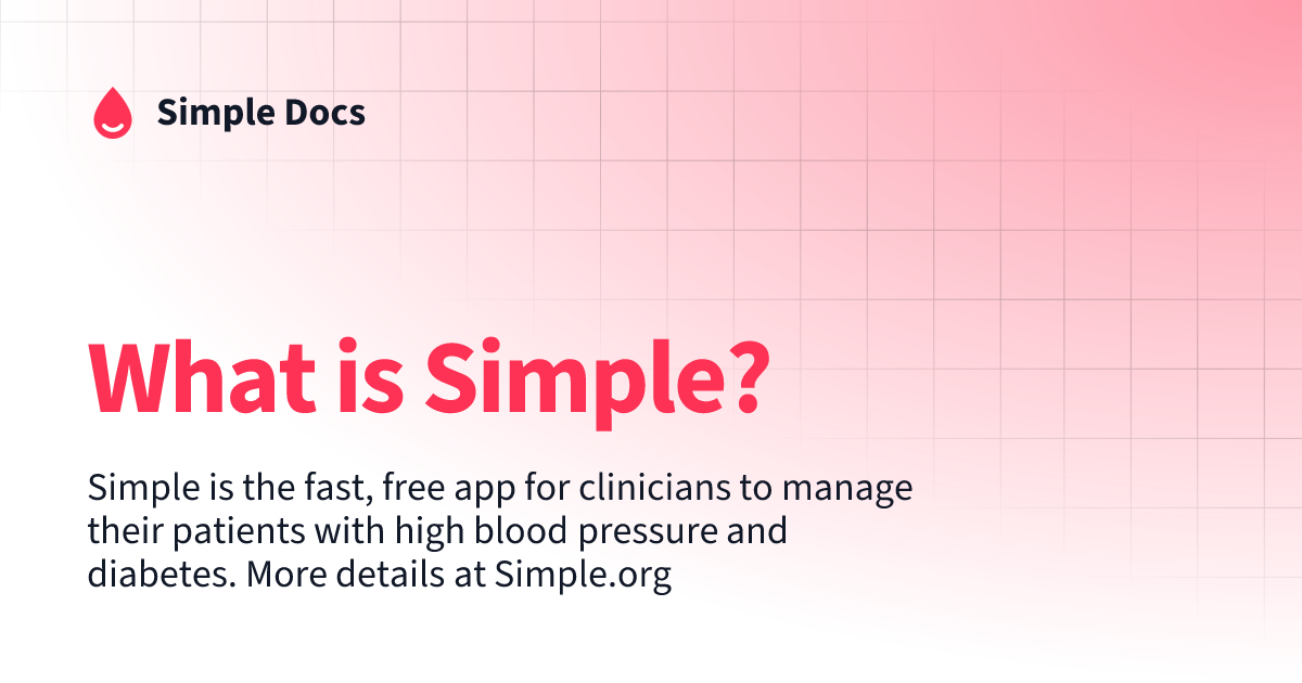 What is Simple? | Simple Docs